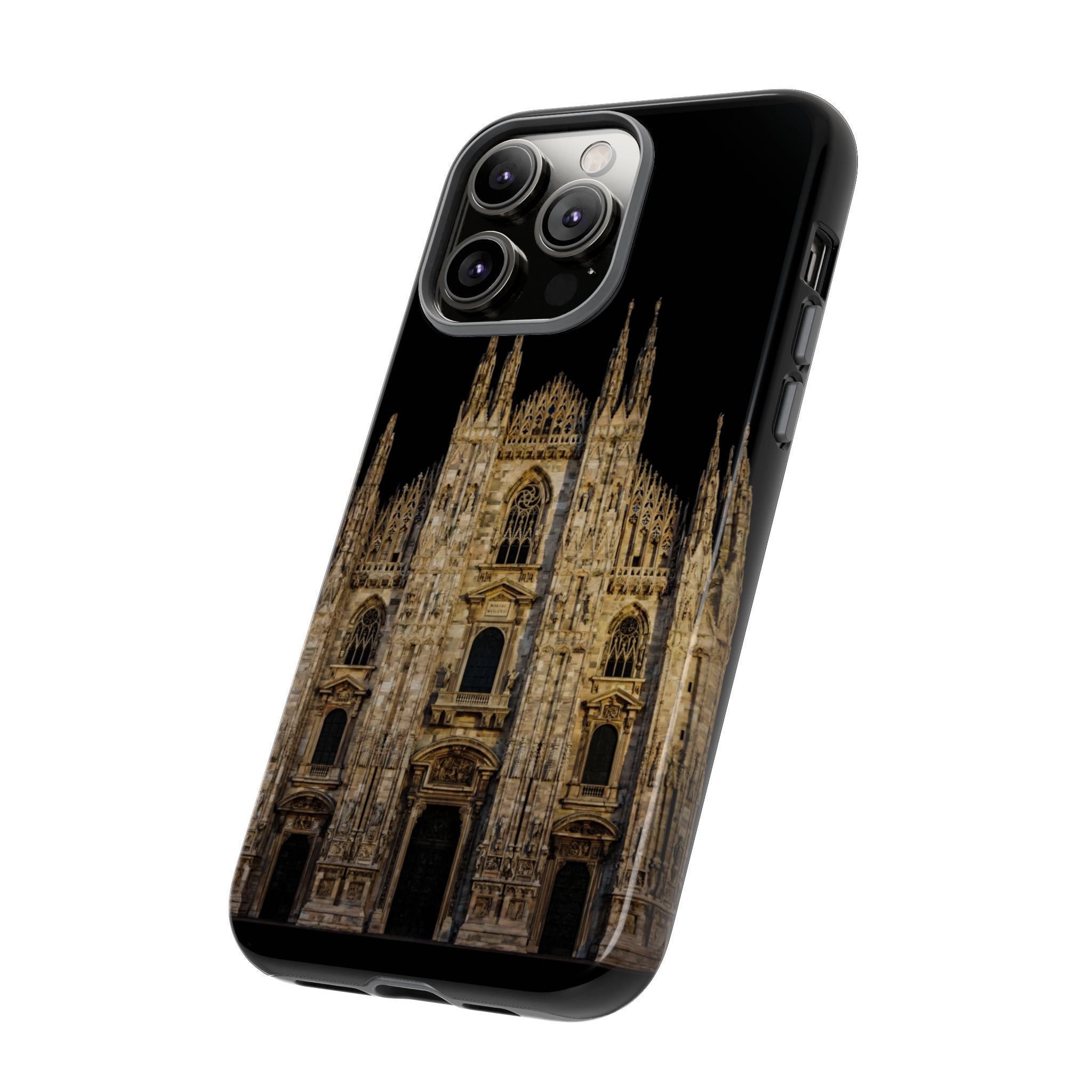 Duomo Cathedral Night Phone Case — Italian Landmark Protective Tough Case