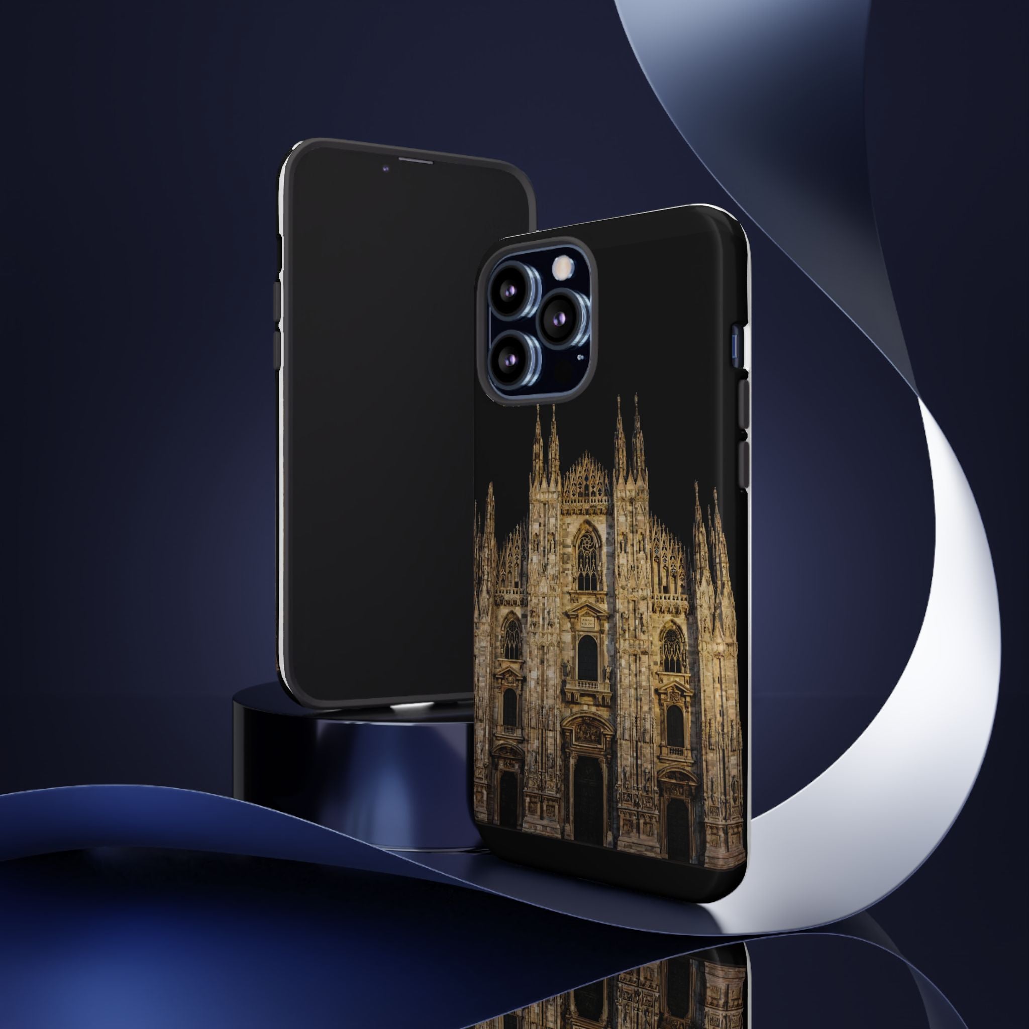 Duomo Cathedral Night Phone Case — Italian Landmark Protective Tough Case