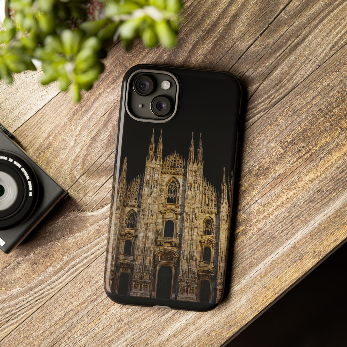 Duomo Cathedral Night Phone Case — Italian Landmark Protective Tough Case