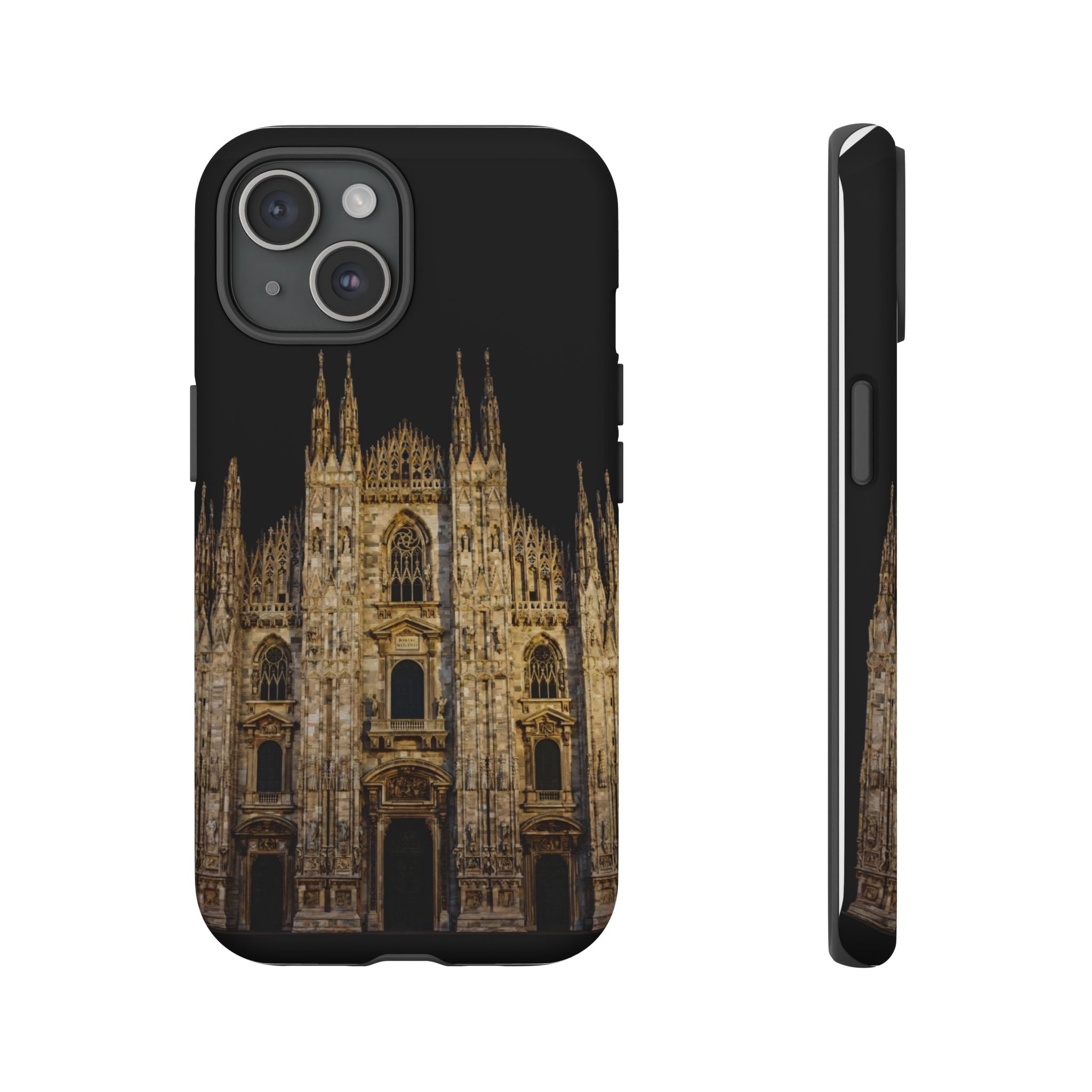 Duomo Cathedral Night Phone Case — Italian Landmark Protective Tough Case