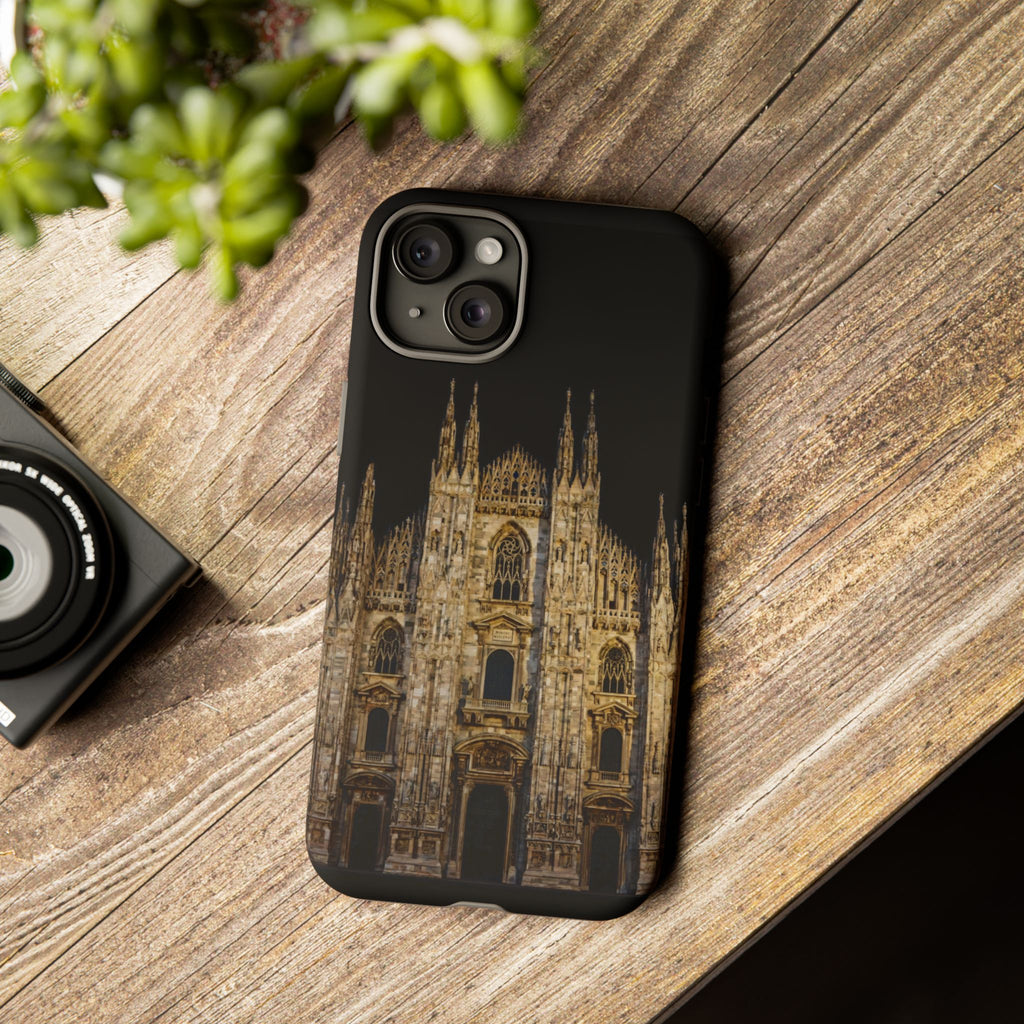 Duomo Cathedral Night Phone Case — Italian Landmark Protective Tough Case