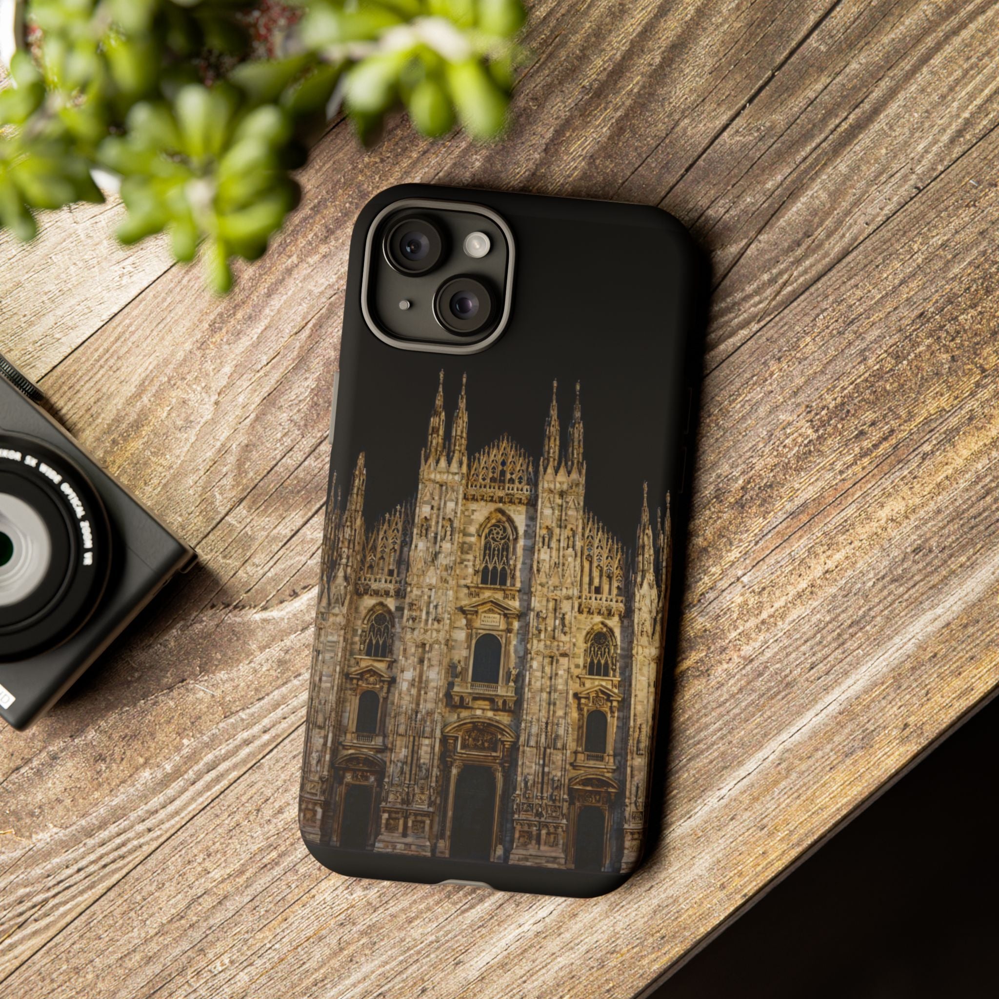 Duomo Cathedral Night Phone Case — Italian Landmark Protective Tough Case