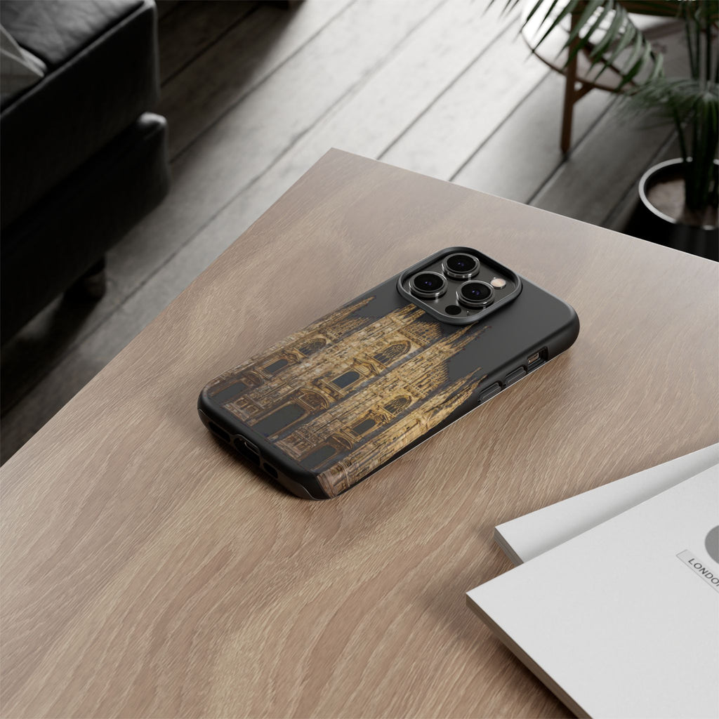 Duomo Cathedral Night Phone Case — Italian Landmark Protective Tough Case