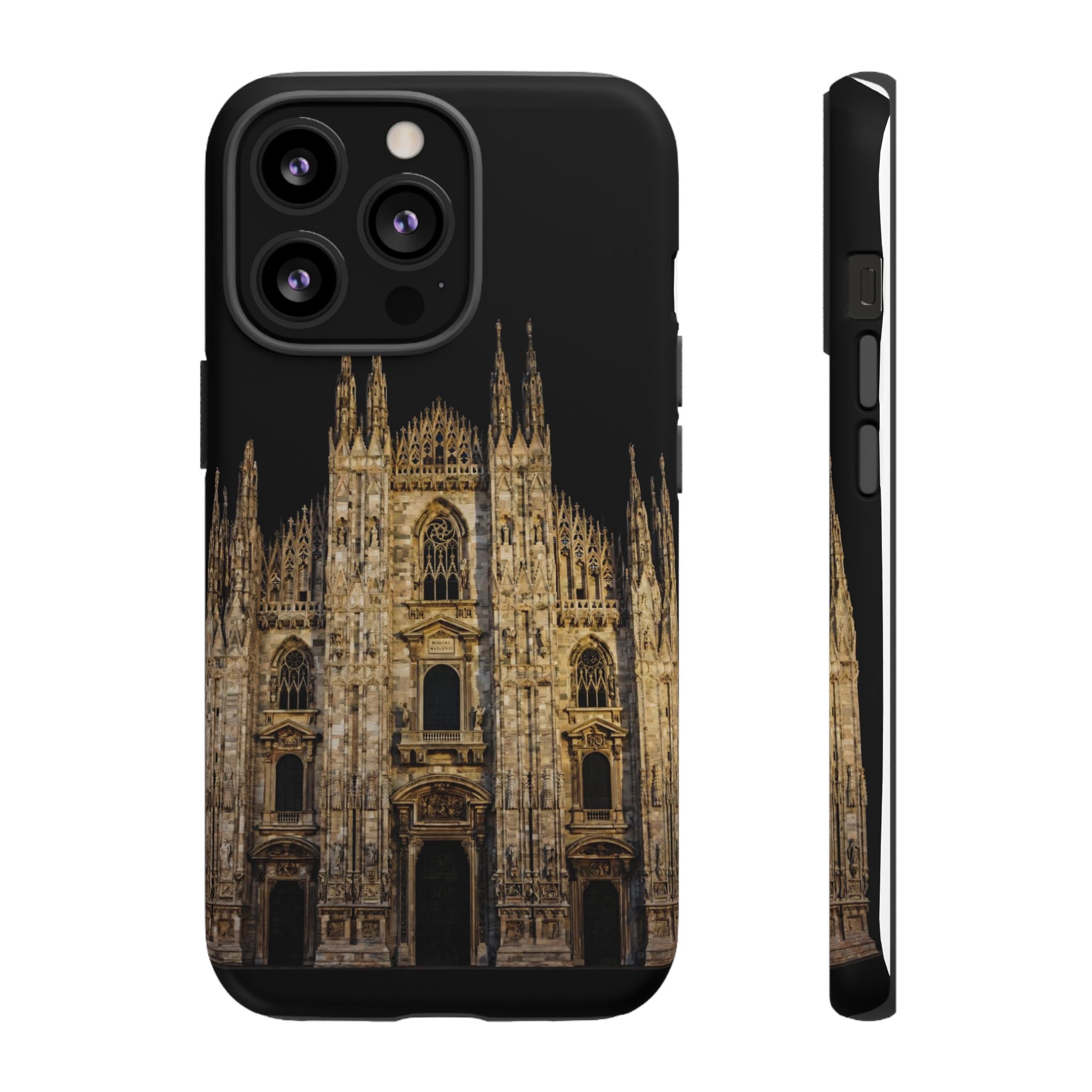 Duomo Cathedral Night Phone Case — Italian Landmark Protective Tough Case
