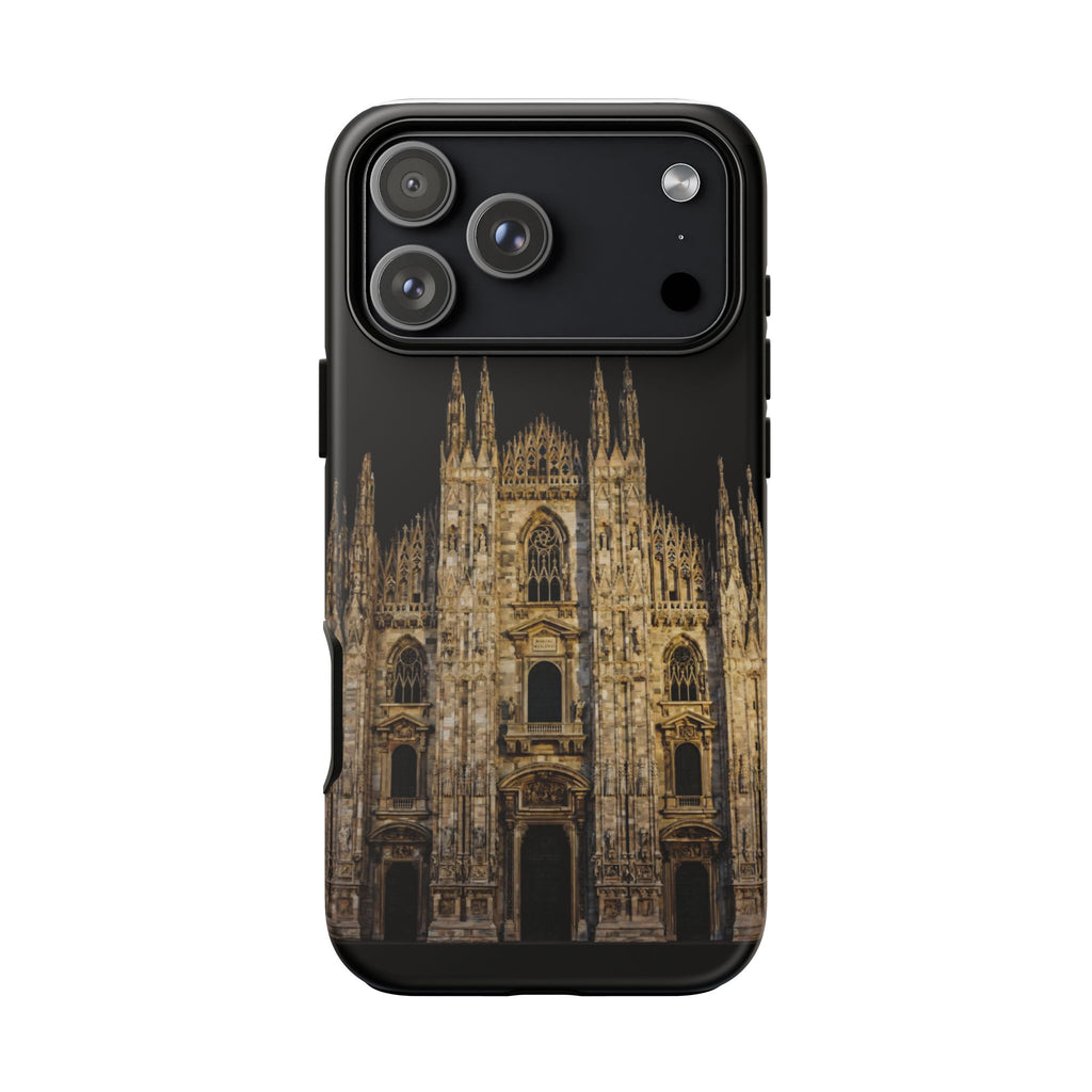 Duomo Cathedral Night Phone Case — Italian Landmark Protective Tough Case