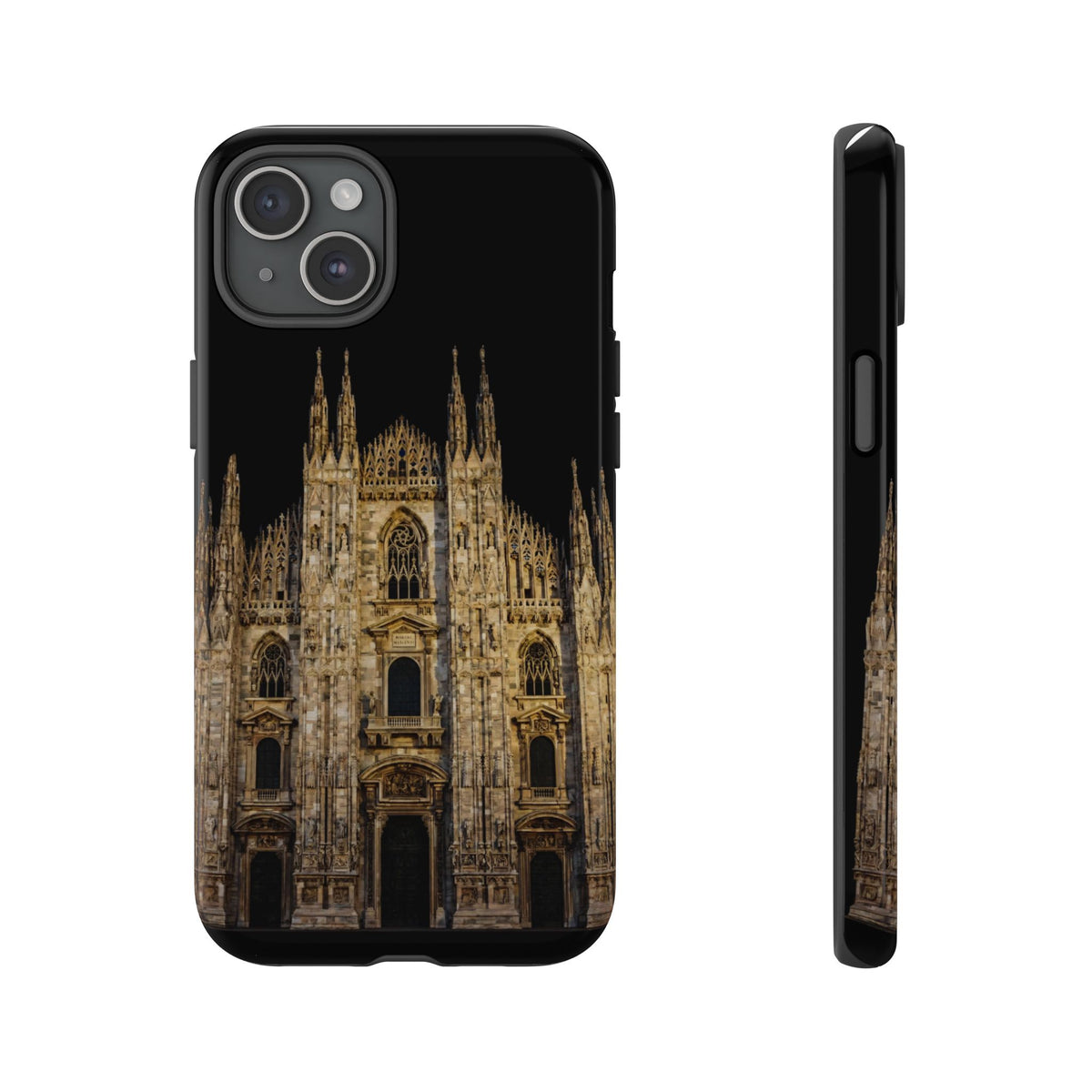 Duomo Cathedral Night Phone Case — Italian Landmark Protective Tough Case