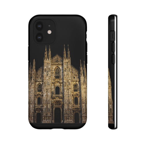 Duomo Cathedral Night Phone Case — Italian Landmark Protective Tough Case