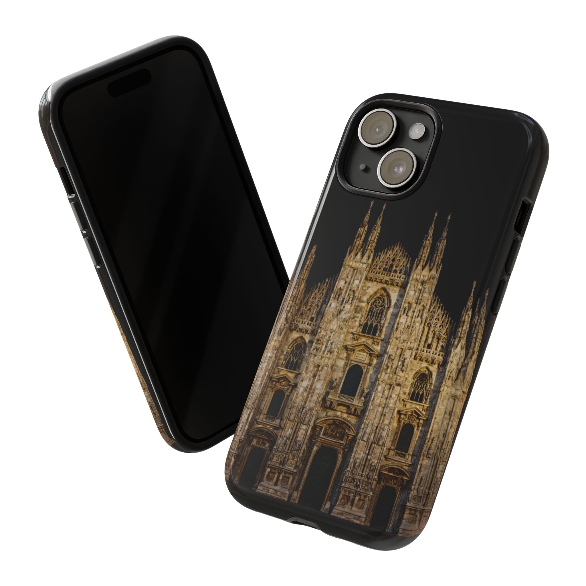 Duomo Cathedral Night Phone Case — Italian Landmark Protective Tough Case