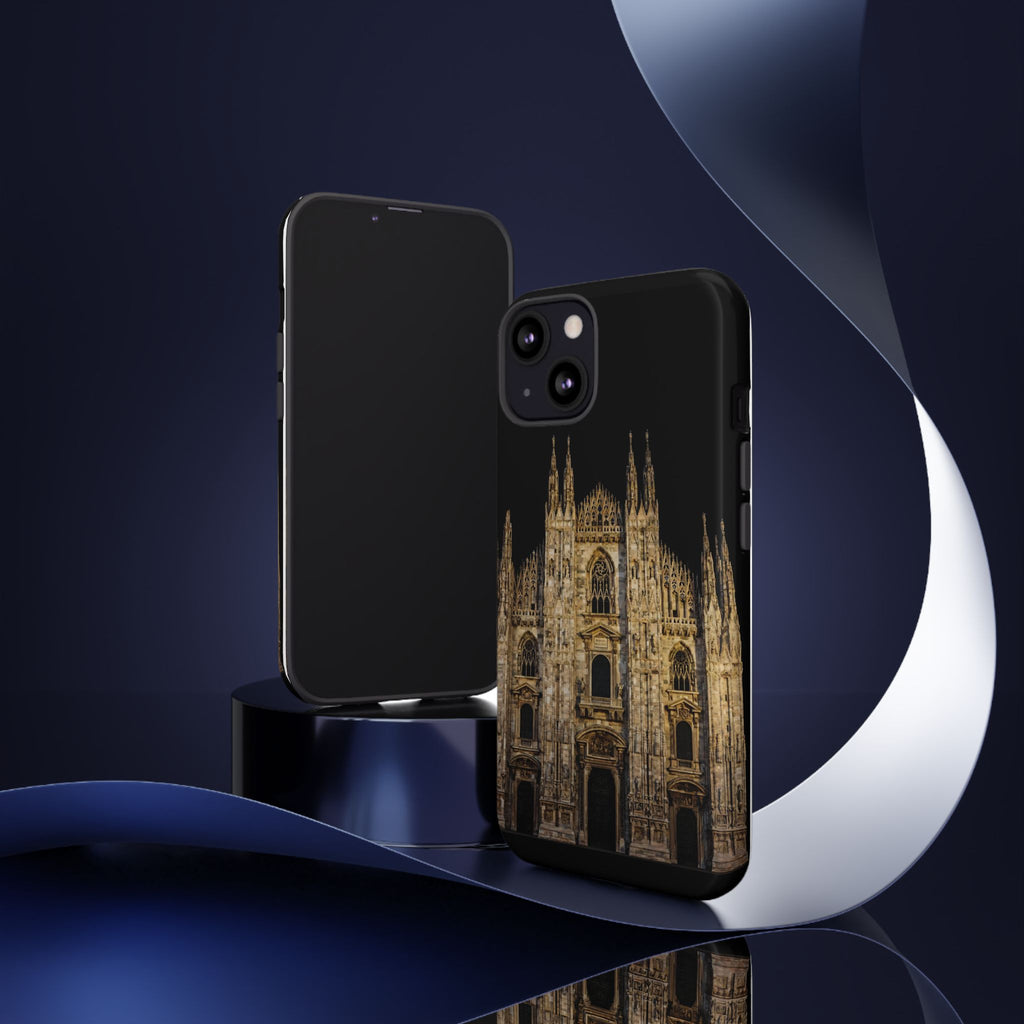 Duomo Cathedral Night Phone Case — Italian Landmark Protective Tough Case