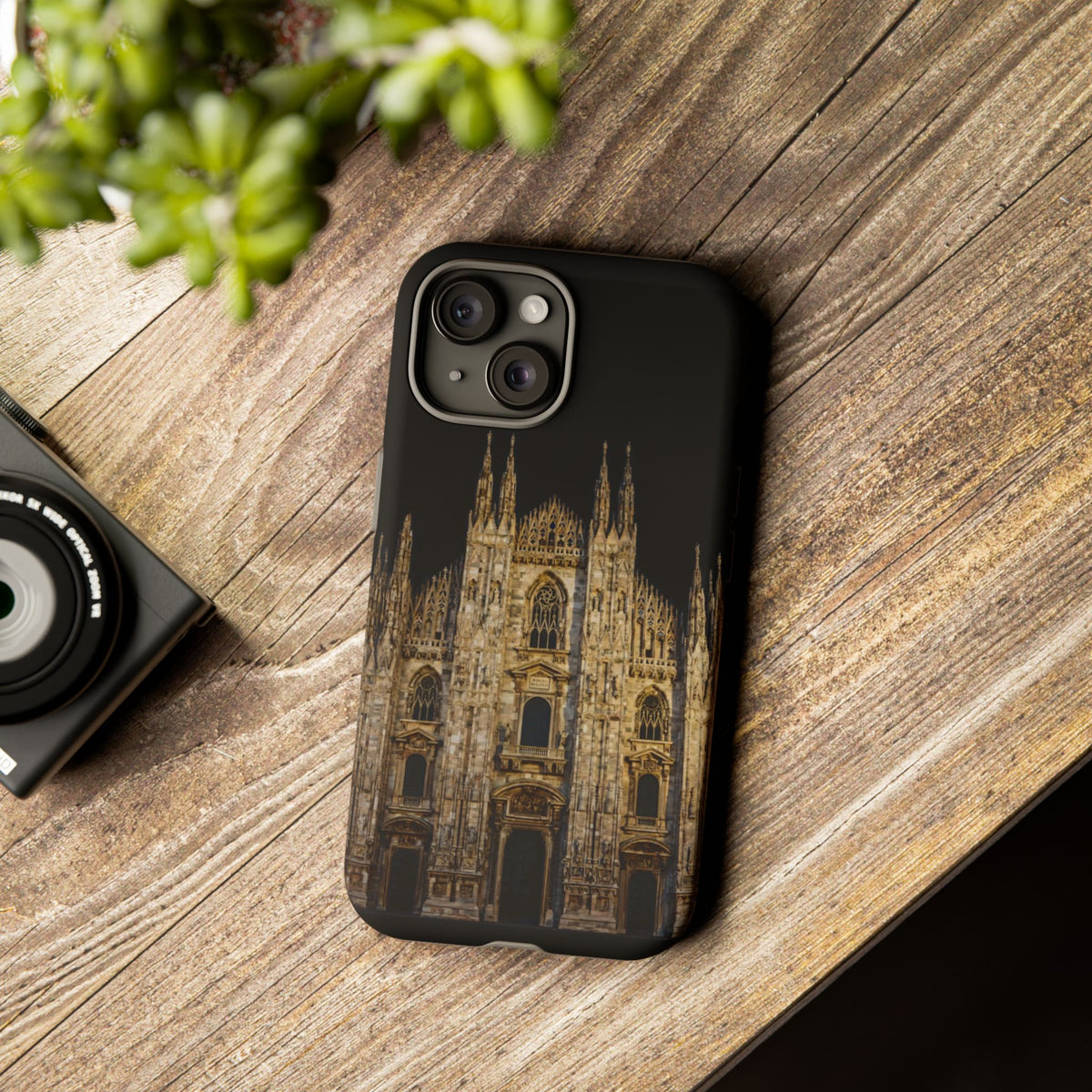 Duomo Cathedral Night Phone Case — Italian Landmark Protective Tough Case