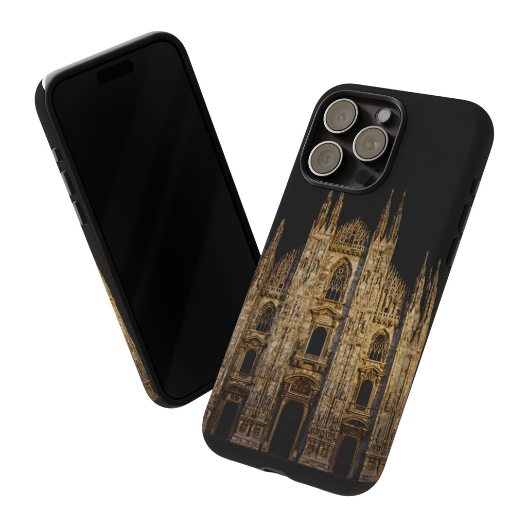 Duomo Cathedral Night Phone Case — Italian Landmark Protective Tough Case