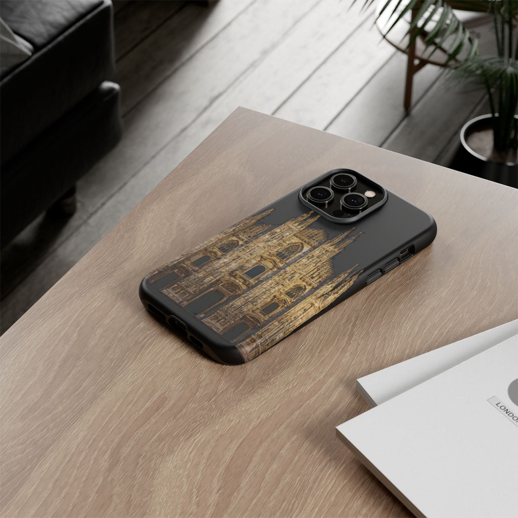 Duomo Cathedral Night Phone Case — Italian Landmark Protective Tough Case