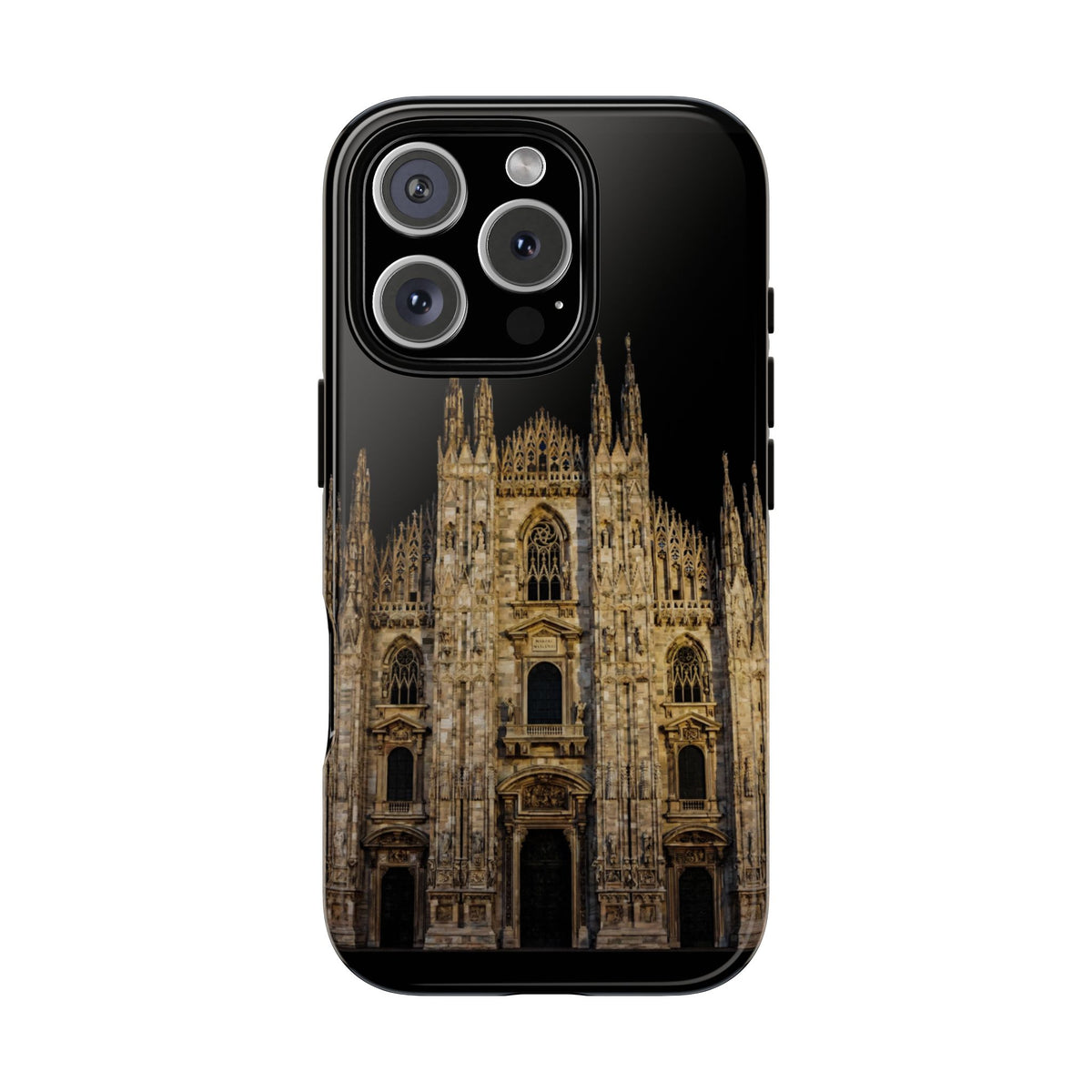 Duomo Cathedral Night Phone Case — Italian Landmark Protective Tough Case