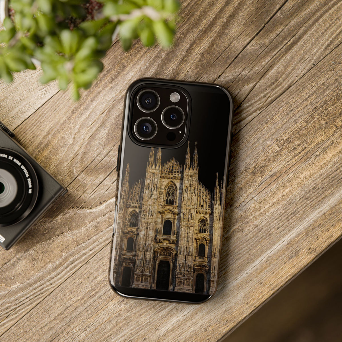 Duomo Cathedral Night Phone Case — Italian Landmark Protective Tough Case