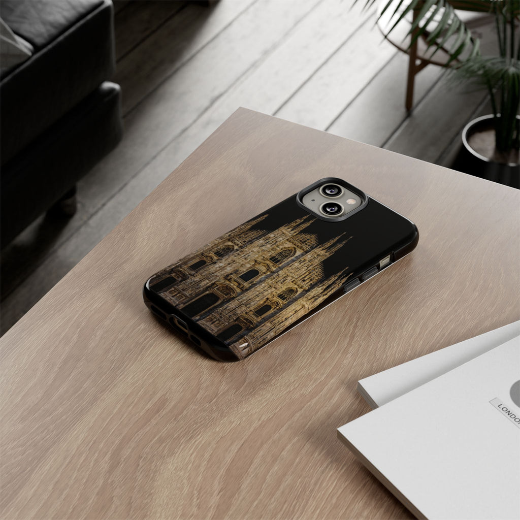 Duomo Cathedral Night Phone Case — Italian Landmark Protective Tough Case