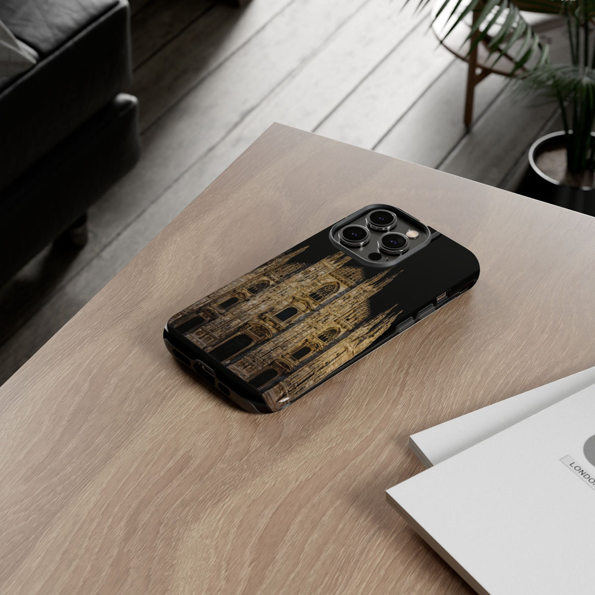 Duomo Cathedral Night Phone Case — Italian Landmark Protective Tough Case