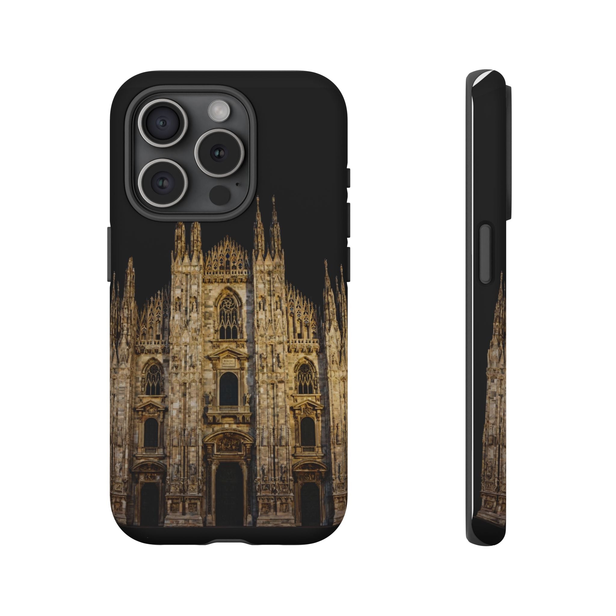 Duomo Cathedral Night Phone Case — Italian Landmark Protective Tough Case