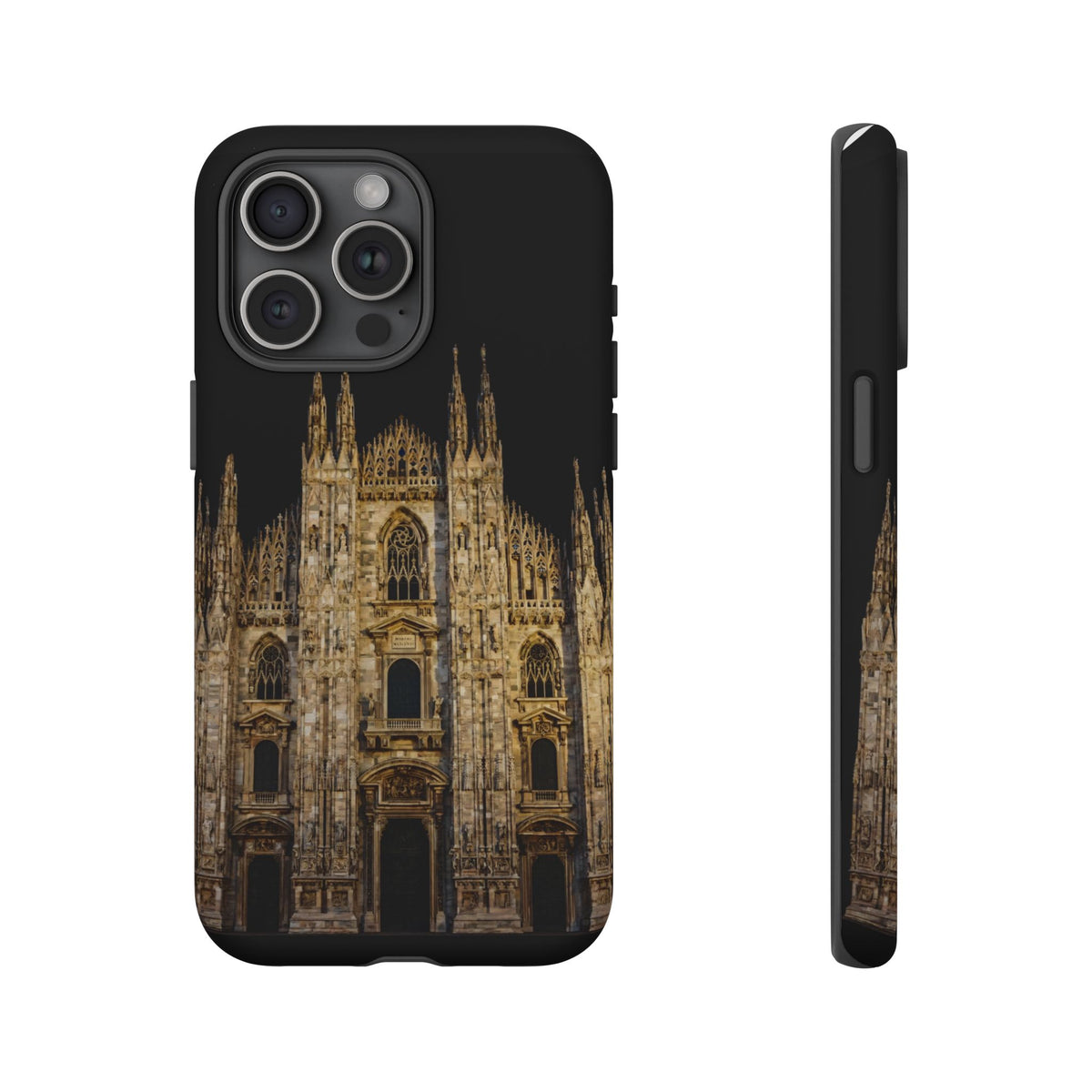 Duomo Cathedral Night Phone Case — Italian Landmark Protective Tough Case