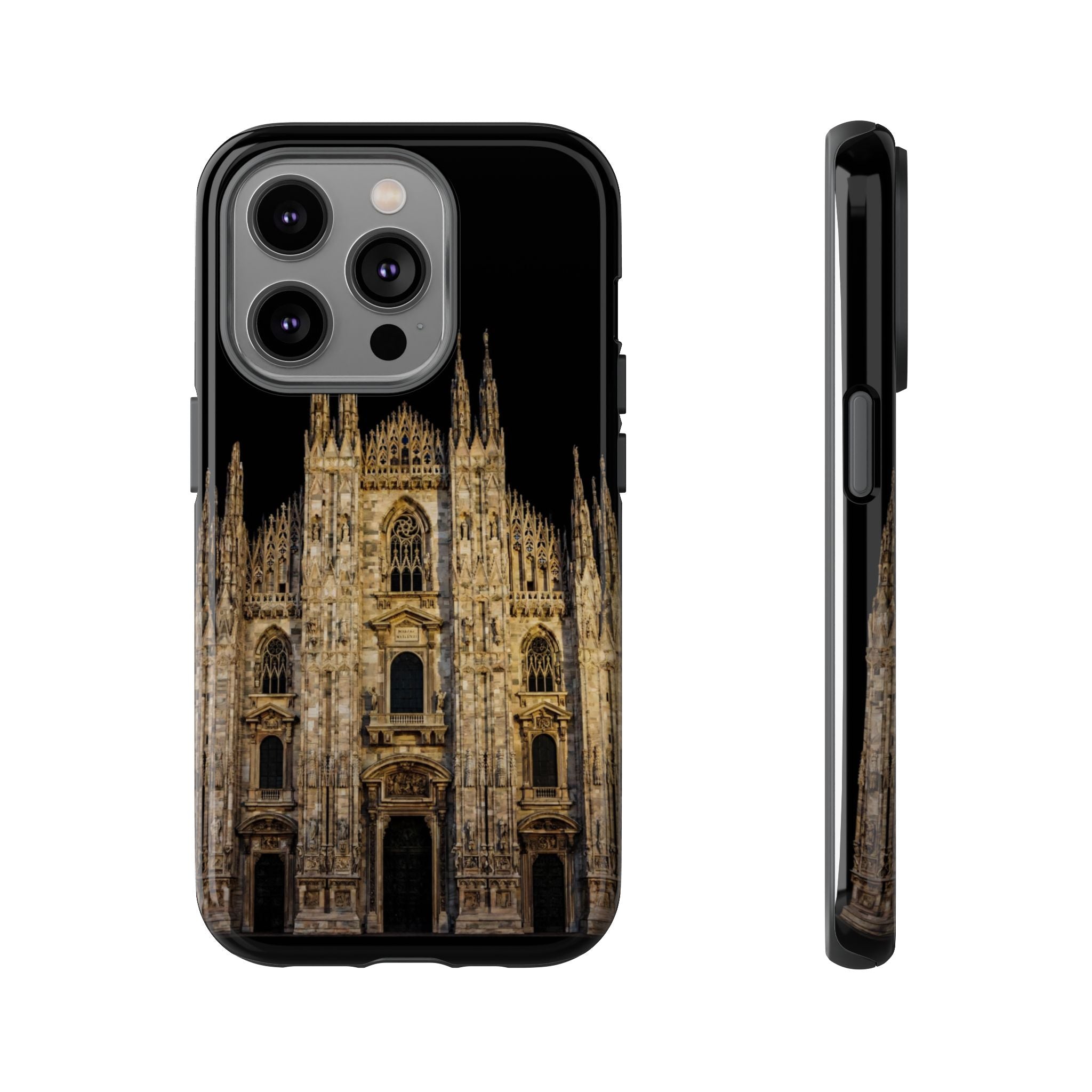 Duomo Cathedral Night Phone Case — Italian Landmark Protective Tough Case