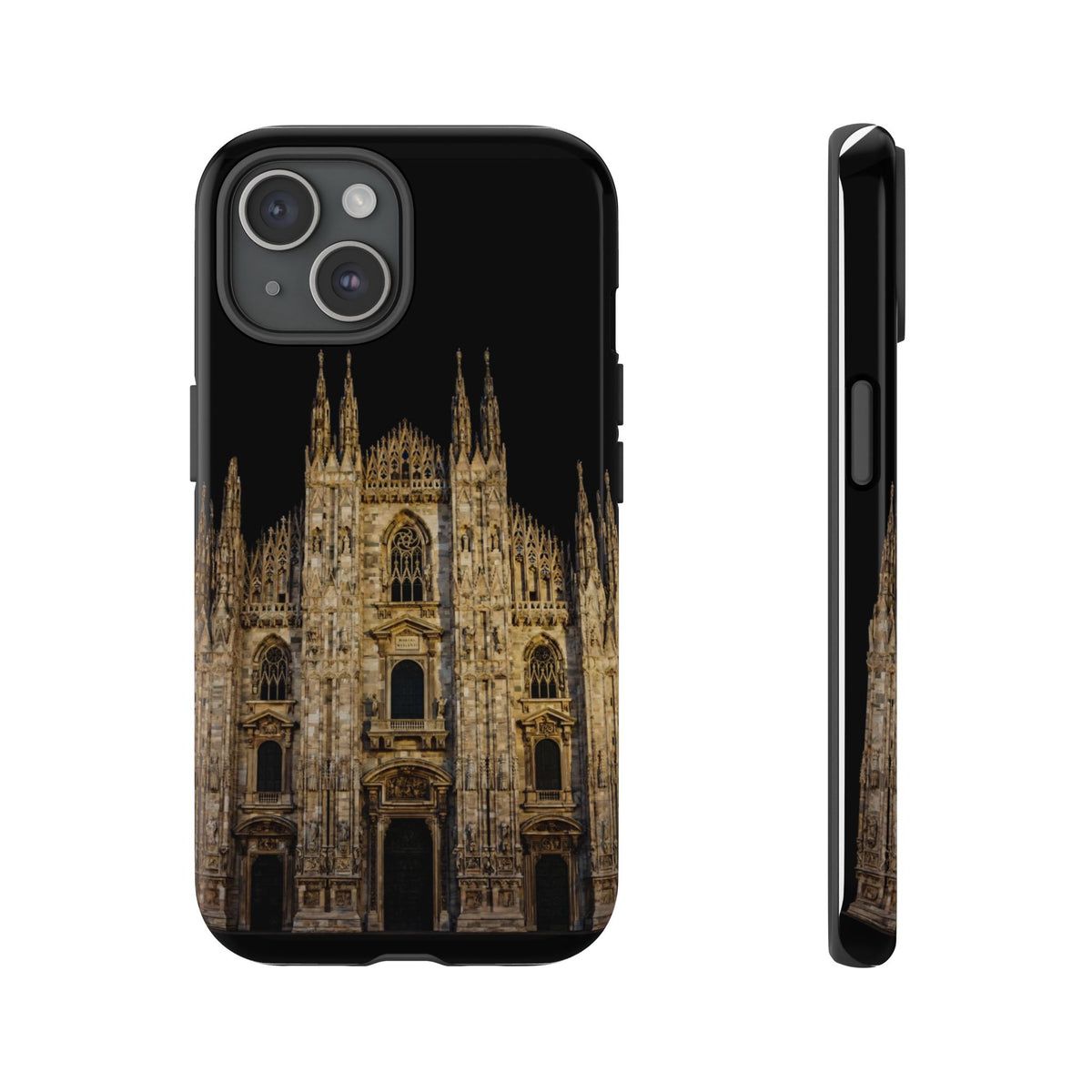Duomo Cathedral Night Phone Case — Italian Landmark Protective Tough Case
