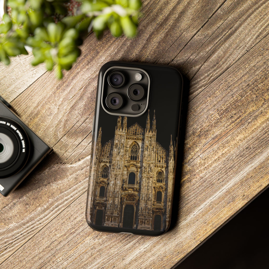 Duomo Cathedral Night Phone Case — Italian Landmark Protective Tough Case