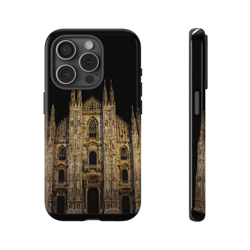 Duomo Cathedral Night Phone Case — Italian Landmark Protective Tough Case