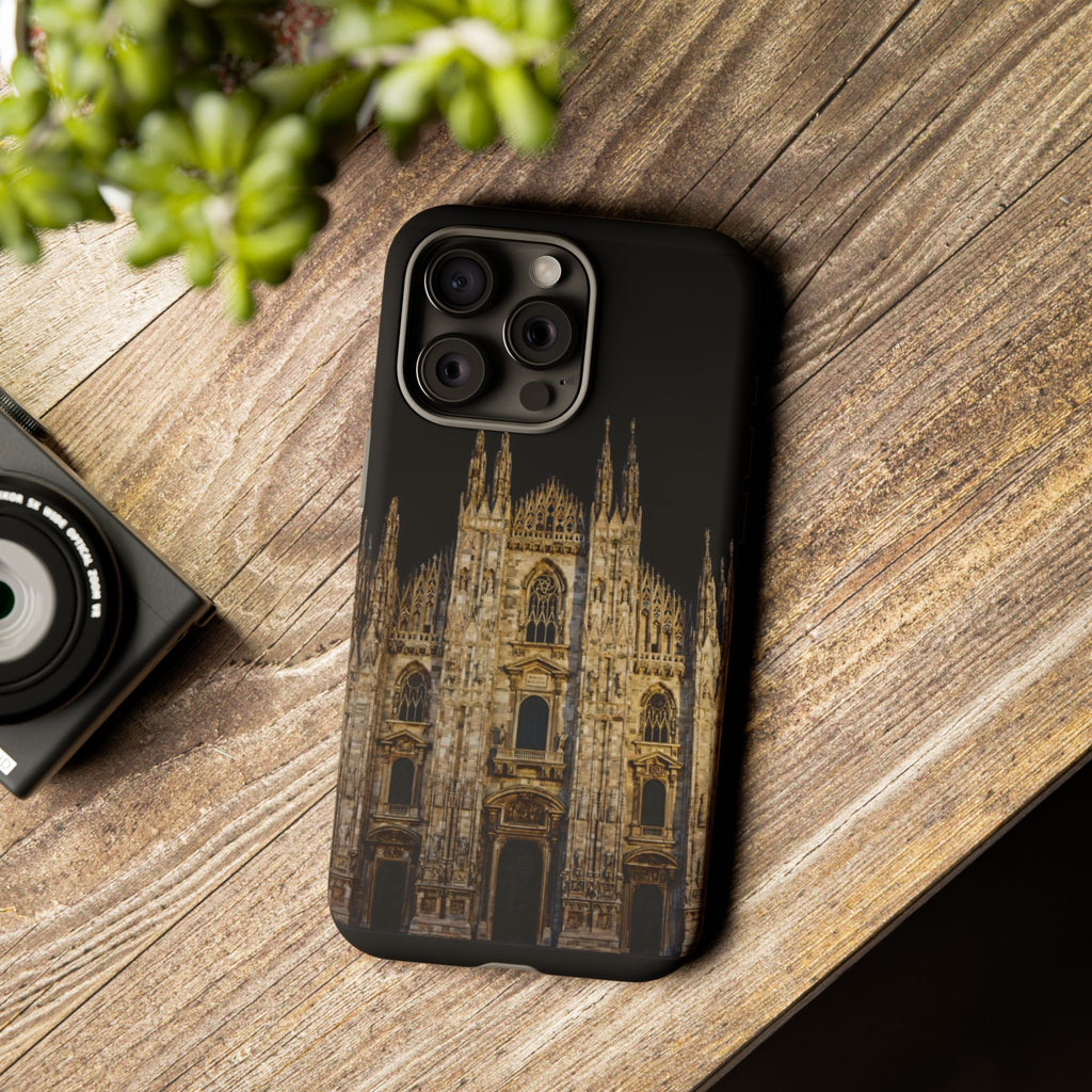 Duomo Cathedral Night Phone Case — Italian Landmark Protective Tough Case