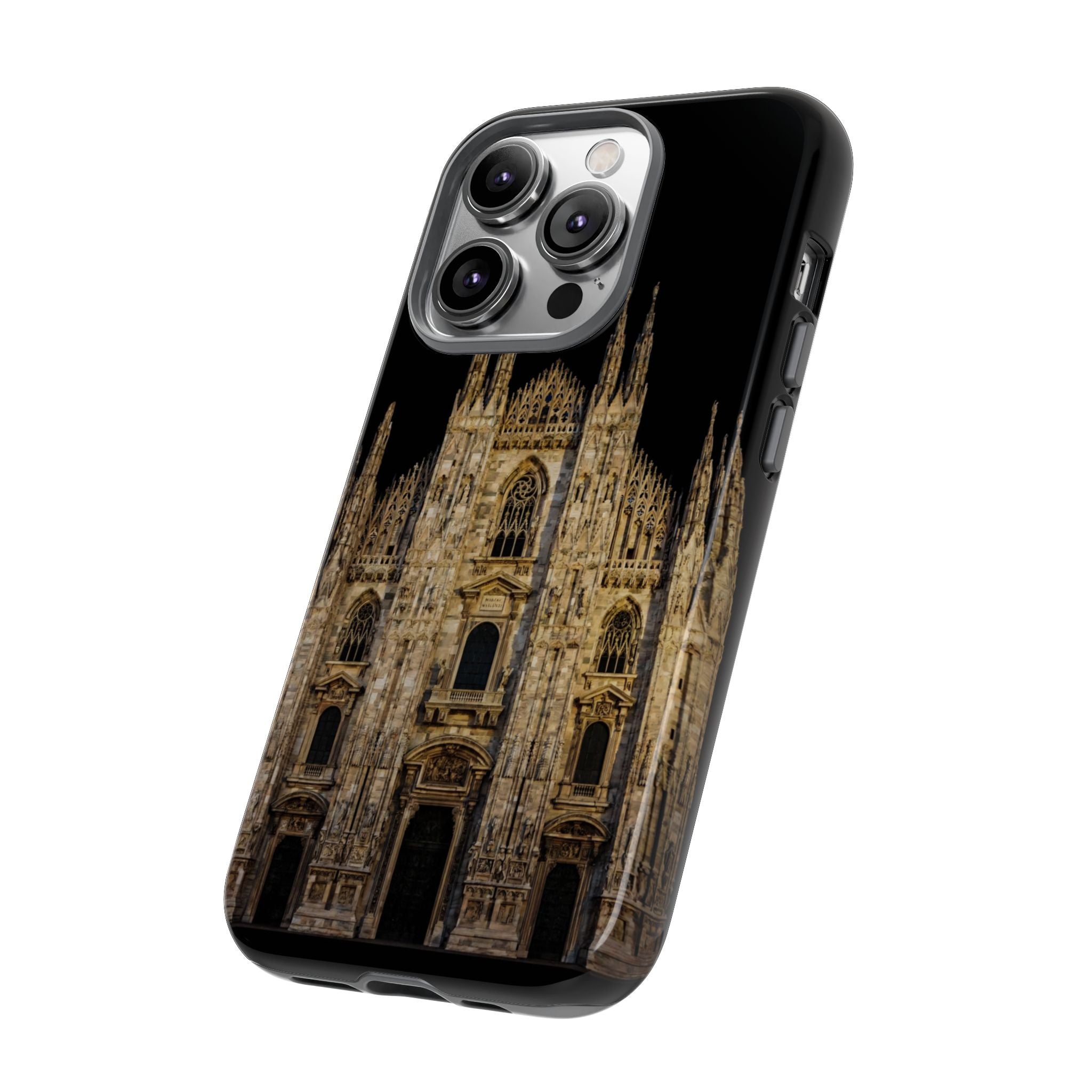 Duomo Cathedral Night Phone Case — Italian Landmark Protective Tough Case